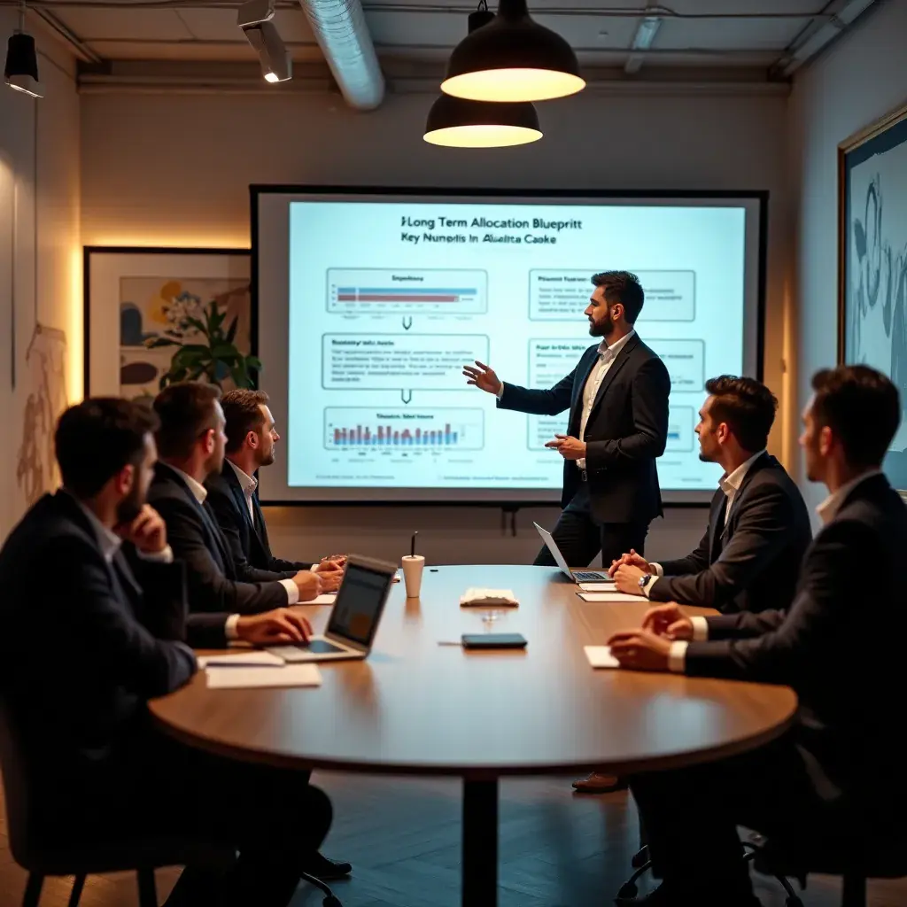 Modern office workspace