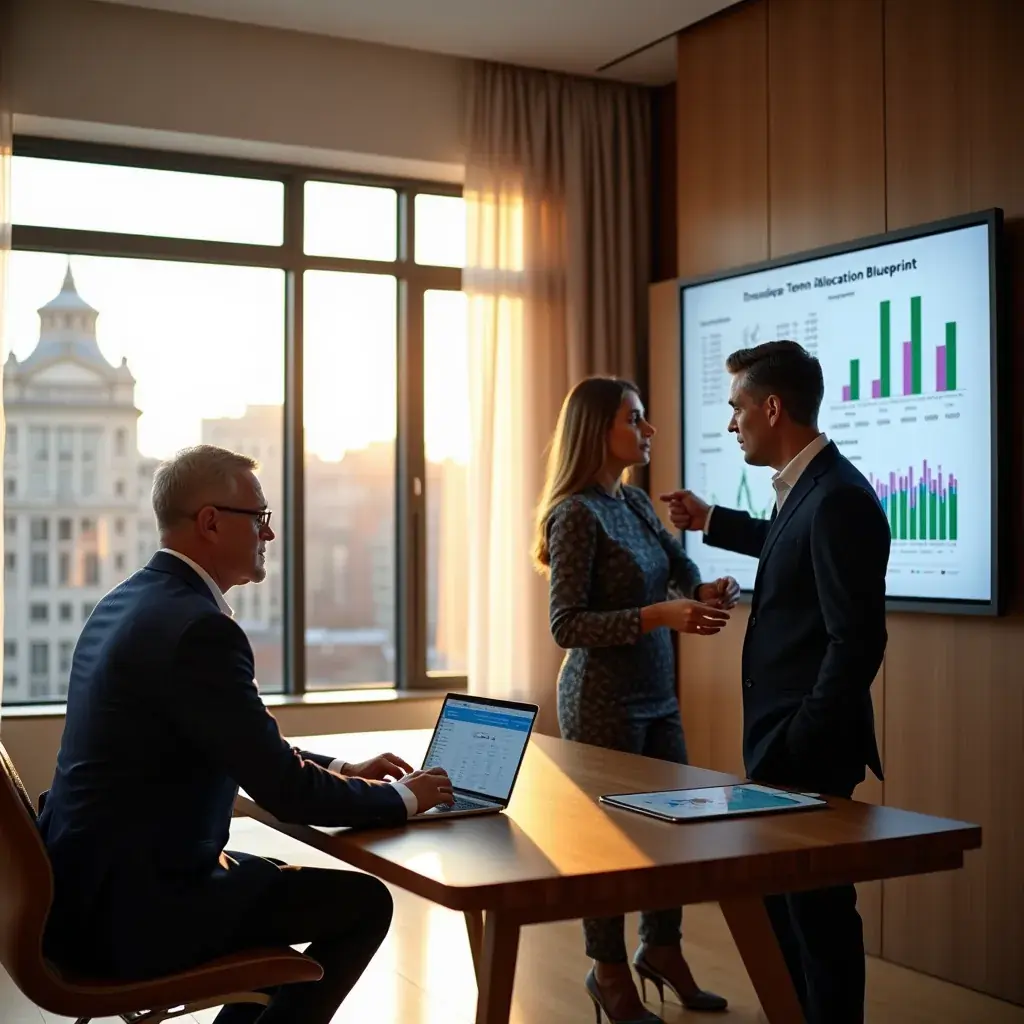 Professional team collaboration